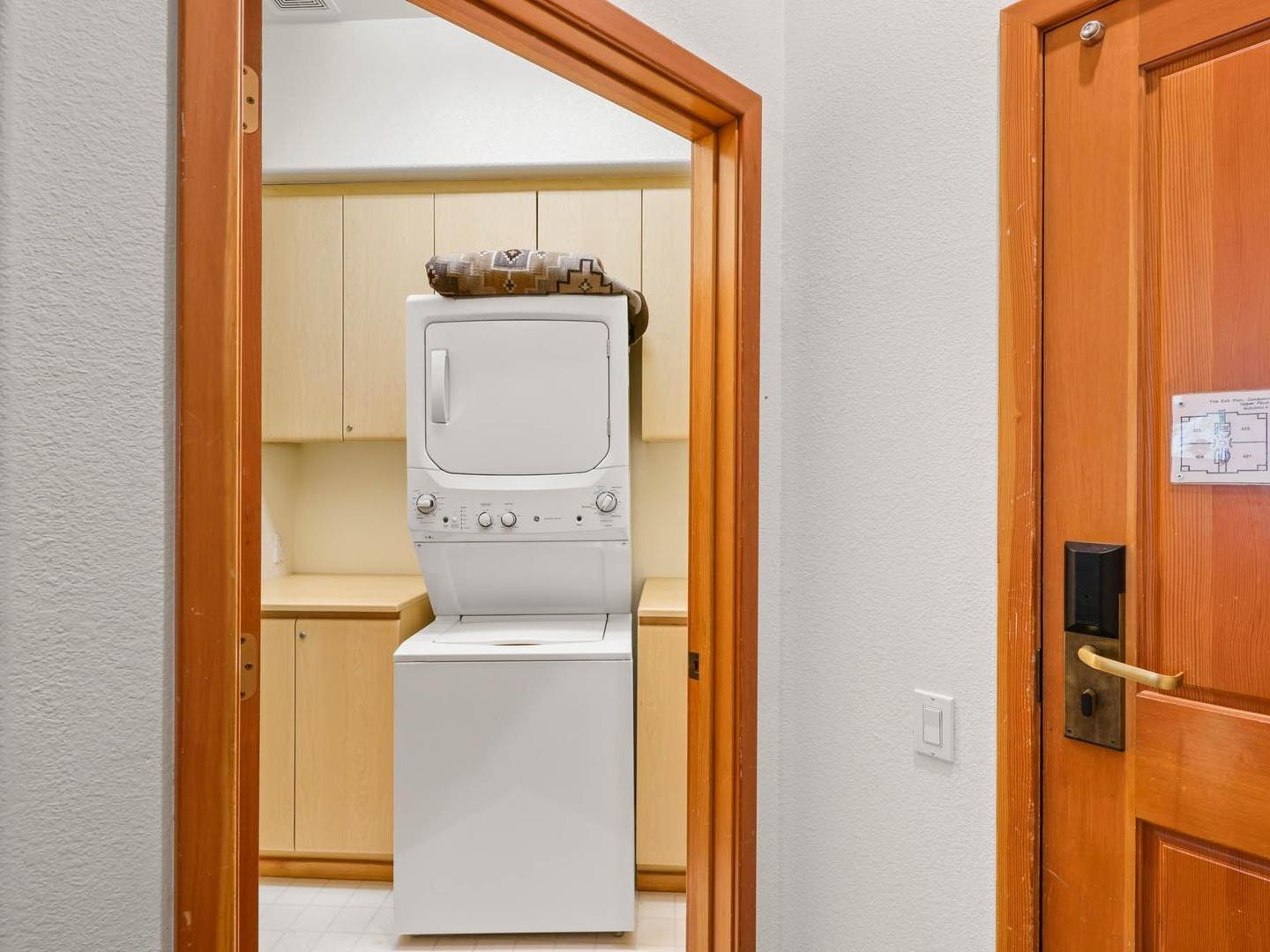 Palisades Tahoe Lodge In- Unit Laundry Palisades Tahoe Lodge In- Unit Laundry