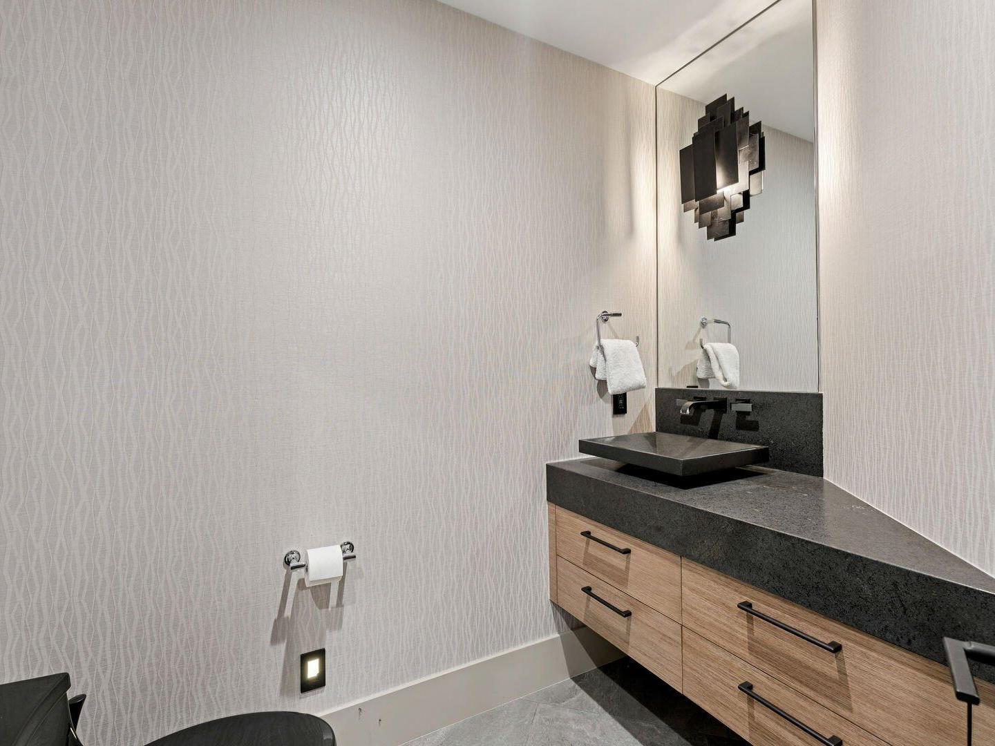 Stargazer Lodge Half Bathroom Stargazer Lodge Half Bathroom