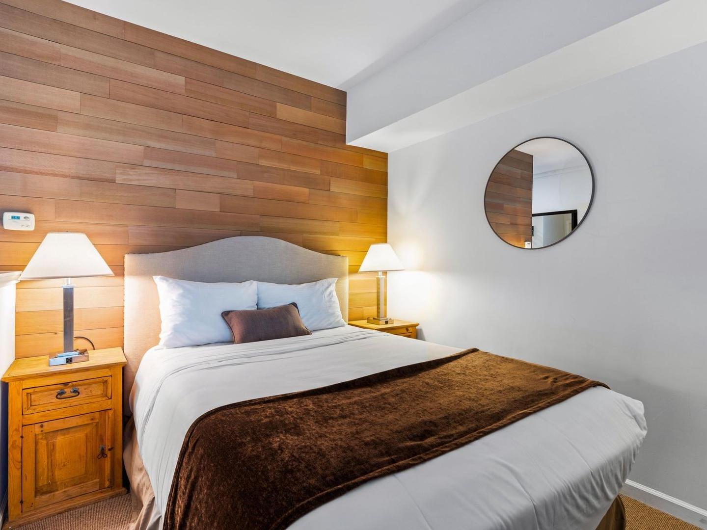 Palisades Tahoe Lodge Studio Suite Sleeping Area Palisades Tahoe Lodge Studio Suite Sleeping Area